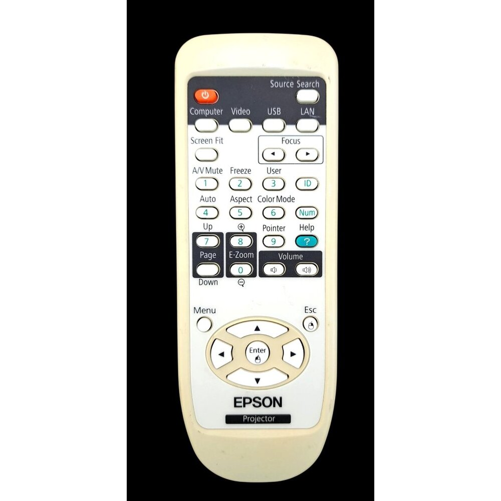 Epson Projector Remote Control Model 150799600 Replacement OEM Original Tested